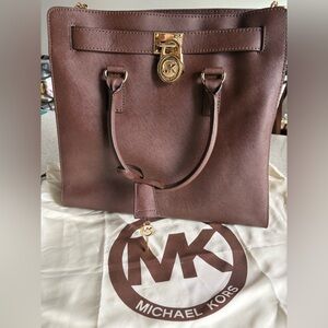 Michael Kors NWT - Mocha Hamilton Satchel Bag w/Dustbag